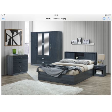 CHAMBRE MF-P-LOTUS 3 PORTES (Complet)