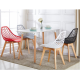 ENSEMBLE TABLE + CHAISES SCANDINAVE