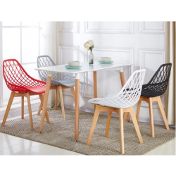 ENSEMBLE TABLE + CHAISES SCANDINAVE