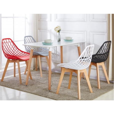 ENSEMBLE TABLE + CHAISES SCANDINAVE