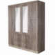 Armoire 4P + 4T + Miroirs