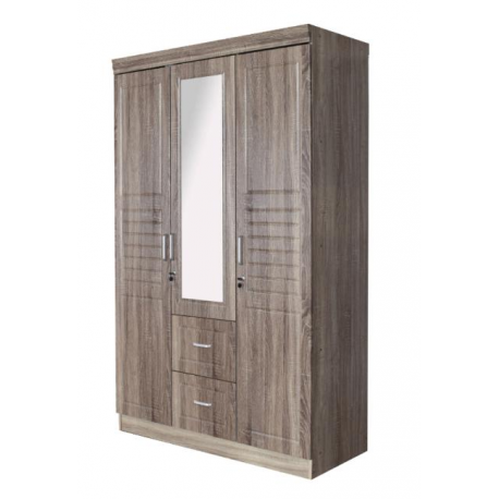 ARMOIRE 3P + 2T + Miroir