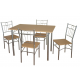 ENSEMBLE TABLE JXA041 + 4 Chaises