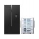 REFRIGERATEUR HISENSE SBS 512L AVEC RESERVOIR A EAU NF A+ NOIR