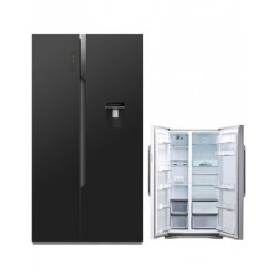 REFRIGERATEUR HISENSE SBS 512L AVEC RESERVOIR A EAU NF A+ NOIR