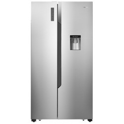 REFRIGERATEUR HISENSE SBS 512L AVEC RESERVOIR A EAU NF A+ SILVER